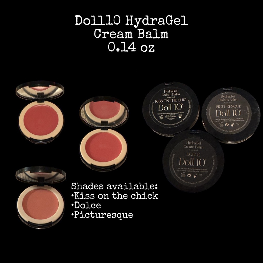 Doll10 HydraGel Cream Balm - Kiss on the Chic, Dolce, Picturesque